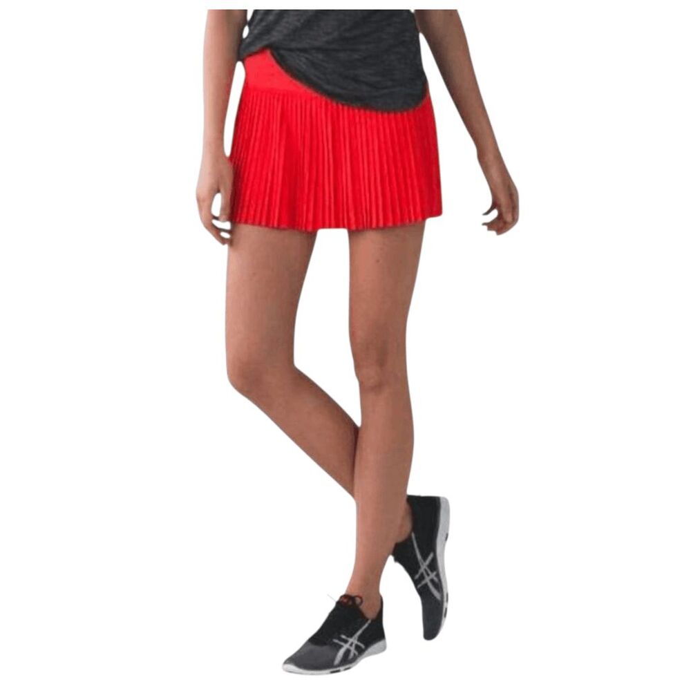 LULULEMON ATHLETICA Pleat To The Street Skirt II In Alarming Size 8